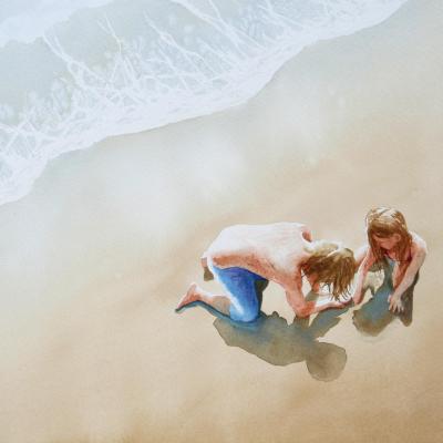 léo et anna à la plage 1 copie